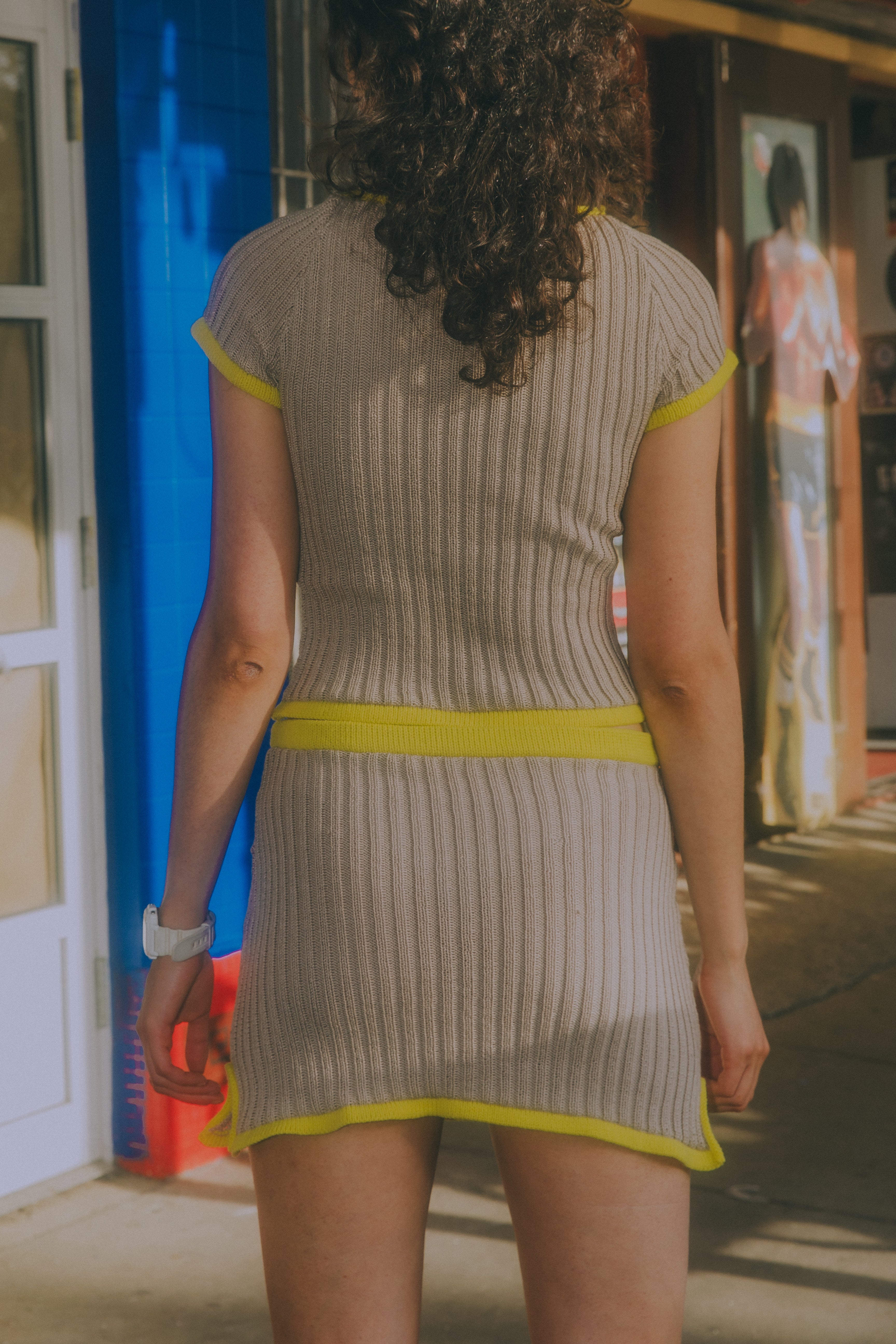 RIBBED SWEATER SKIRT