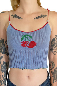 CHERRY TANK- BLUE
