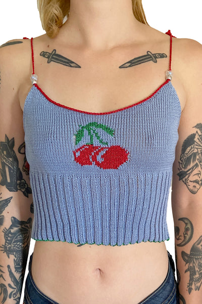 CHERRY TANK- BLUE