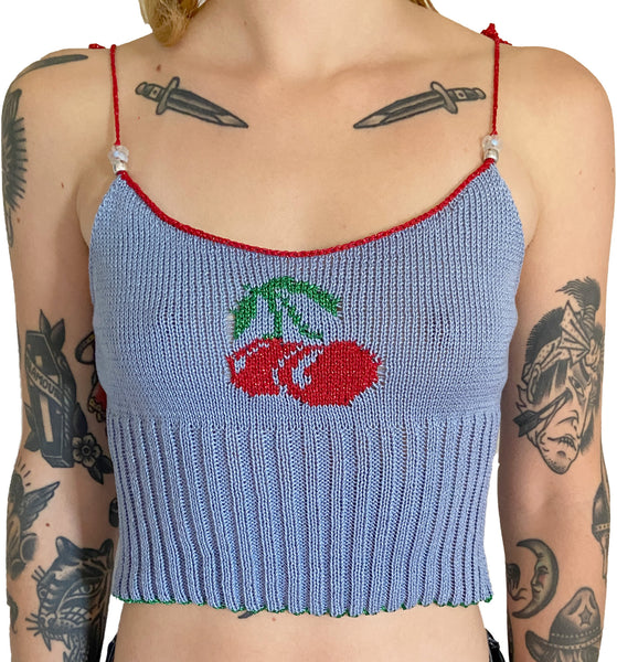 CHERRY TANK- BLUE