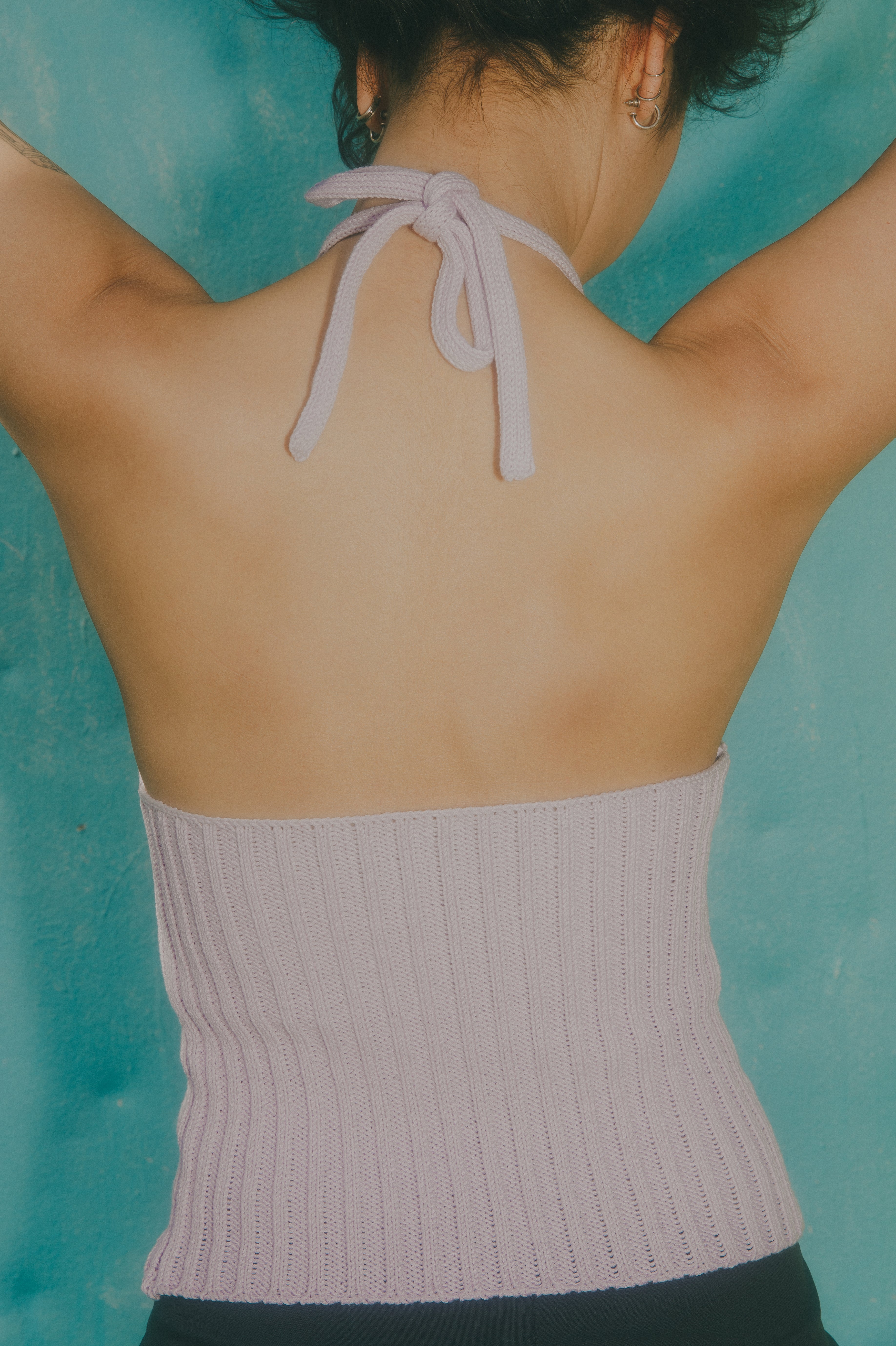 FLOWER ASYM HALTER