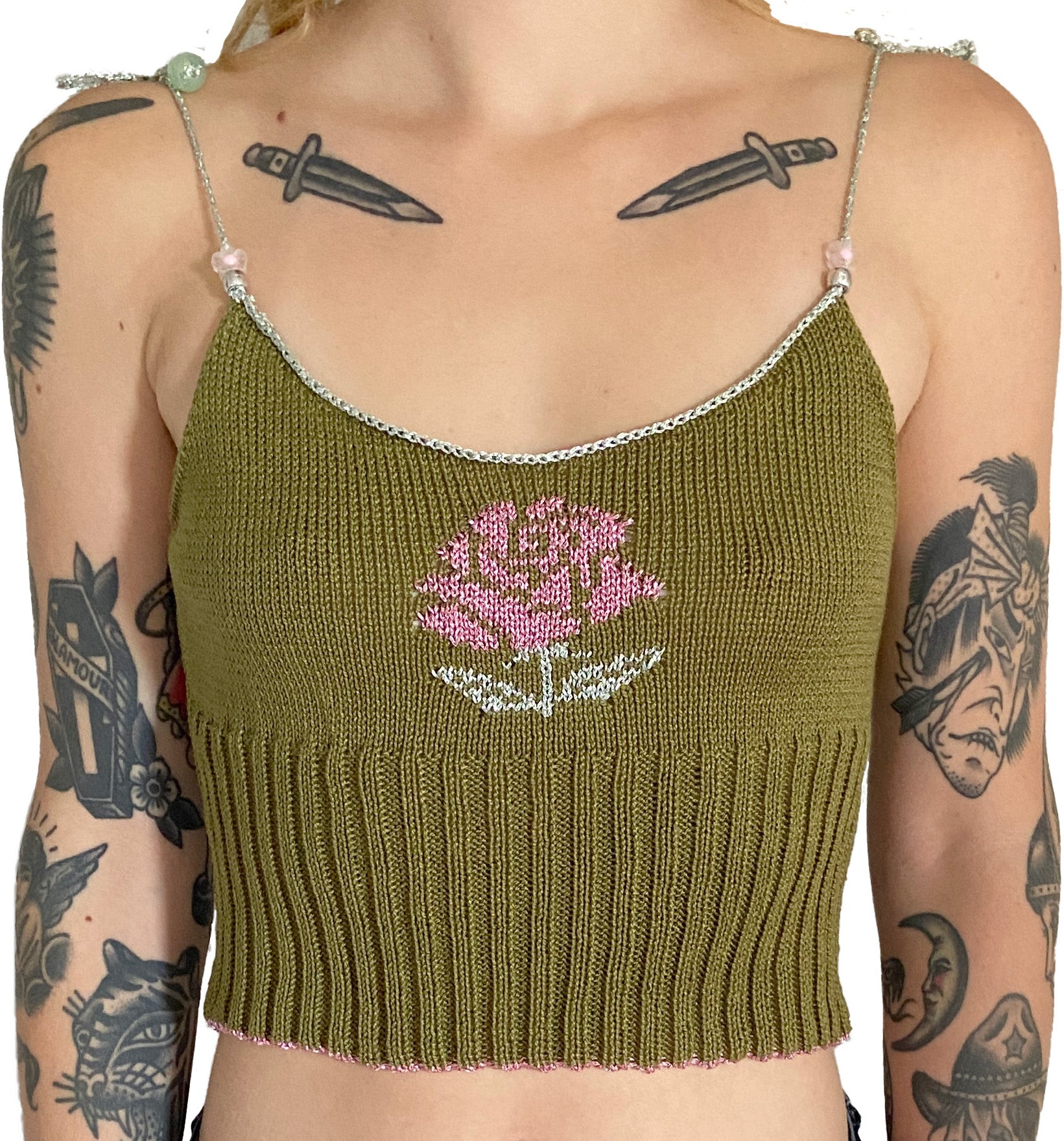 ROSE TANK- OLIVE