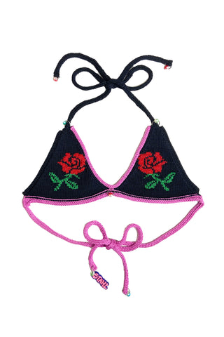 BIKINI TOP- ROSE