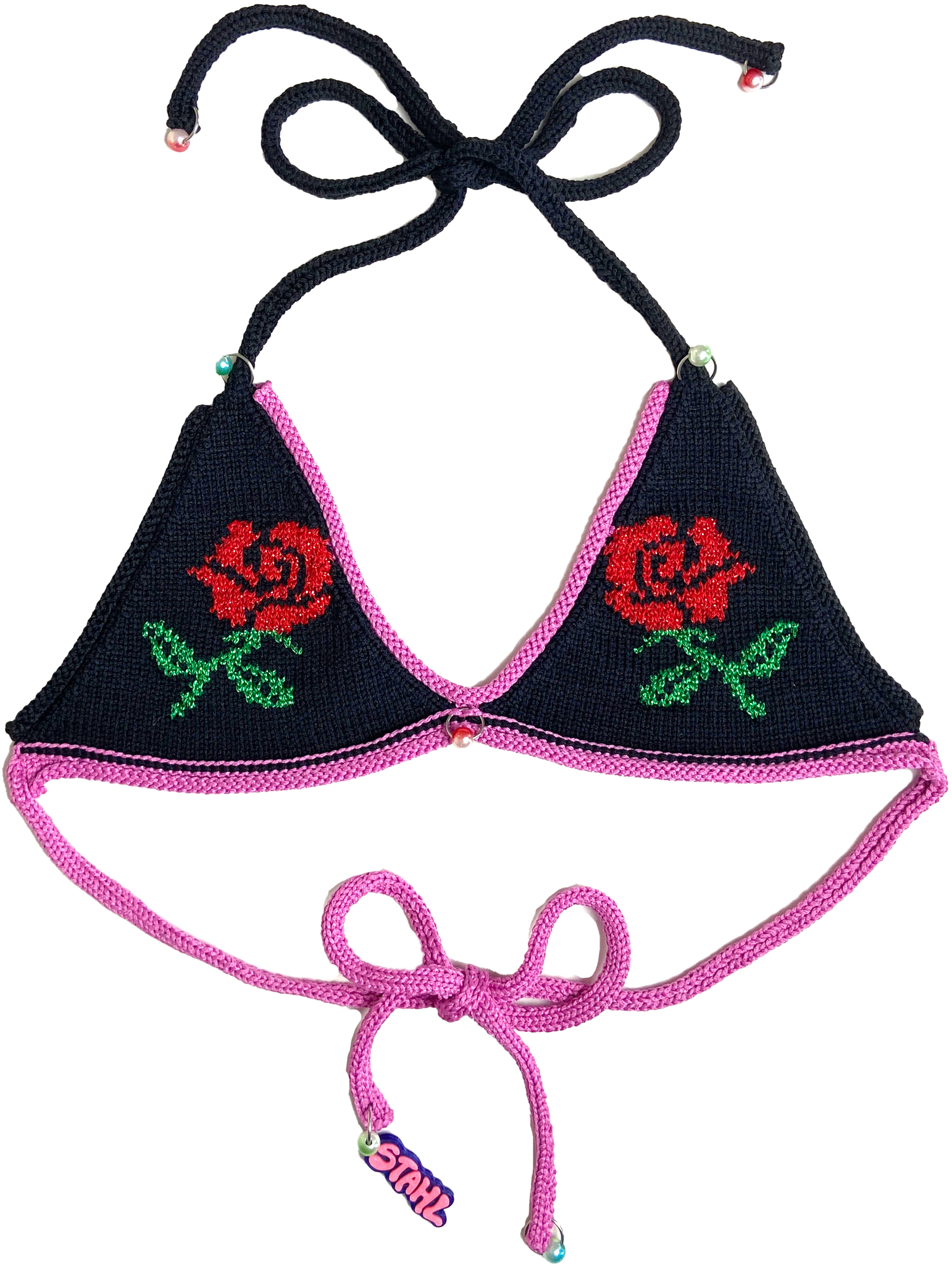 BIKINI TOP- ROSE