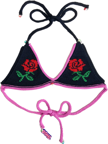 BIKINI TOP- ROSE