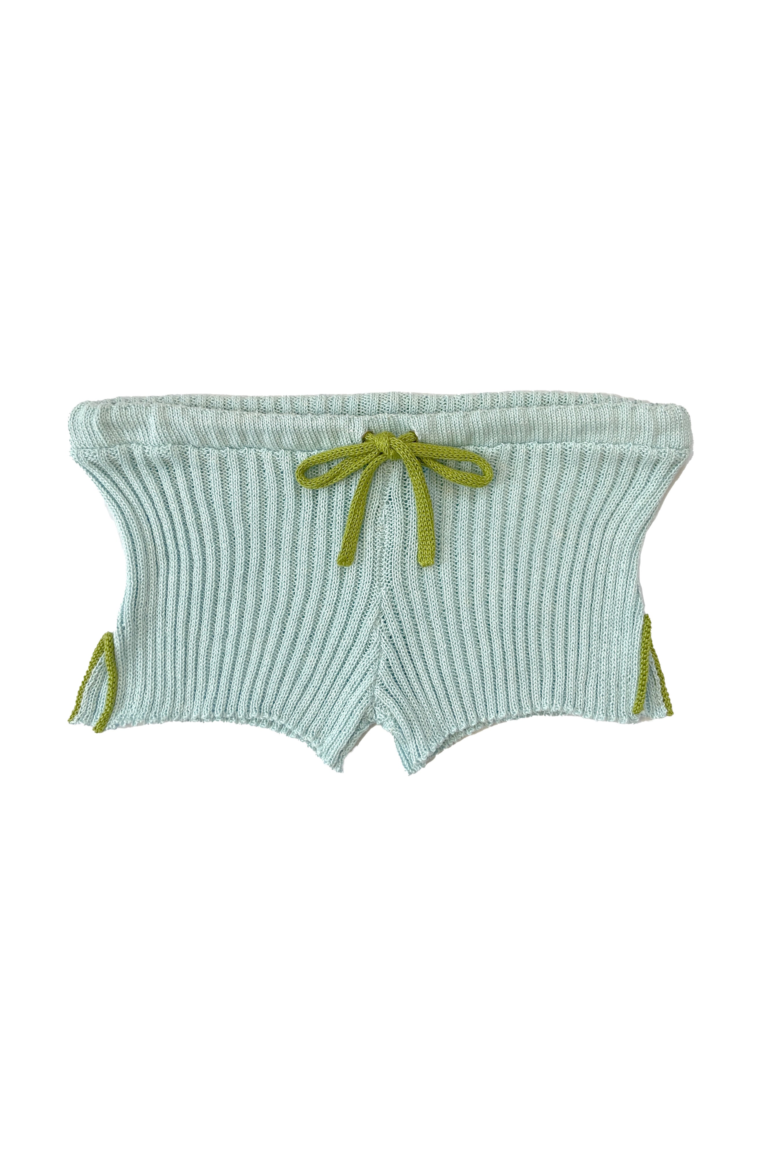 MICRO SHORT- BABY BLUE/GREEN