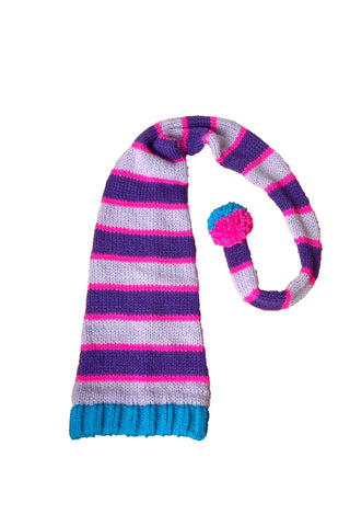 BEANIE SCARF- BERRY