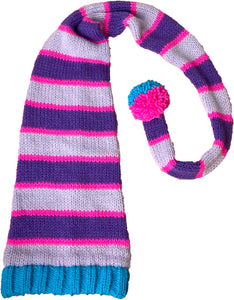 BEANIE SCARF- BERRY