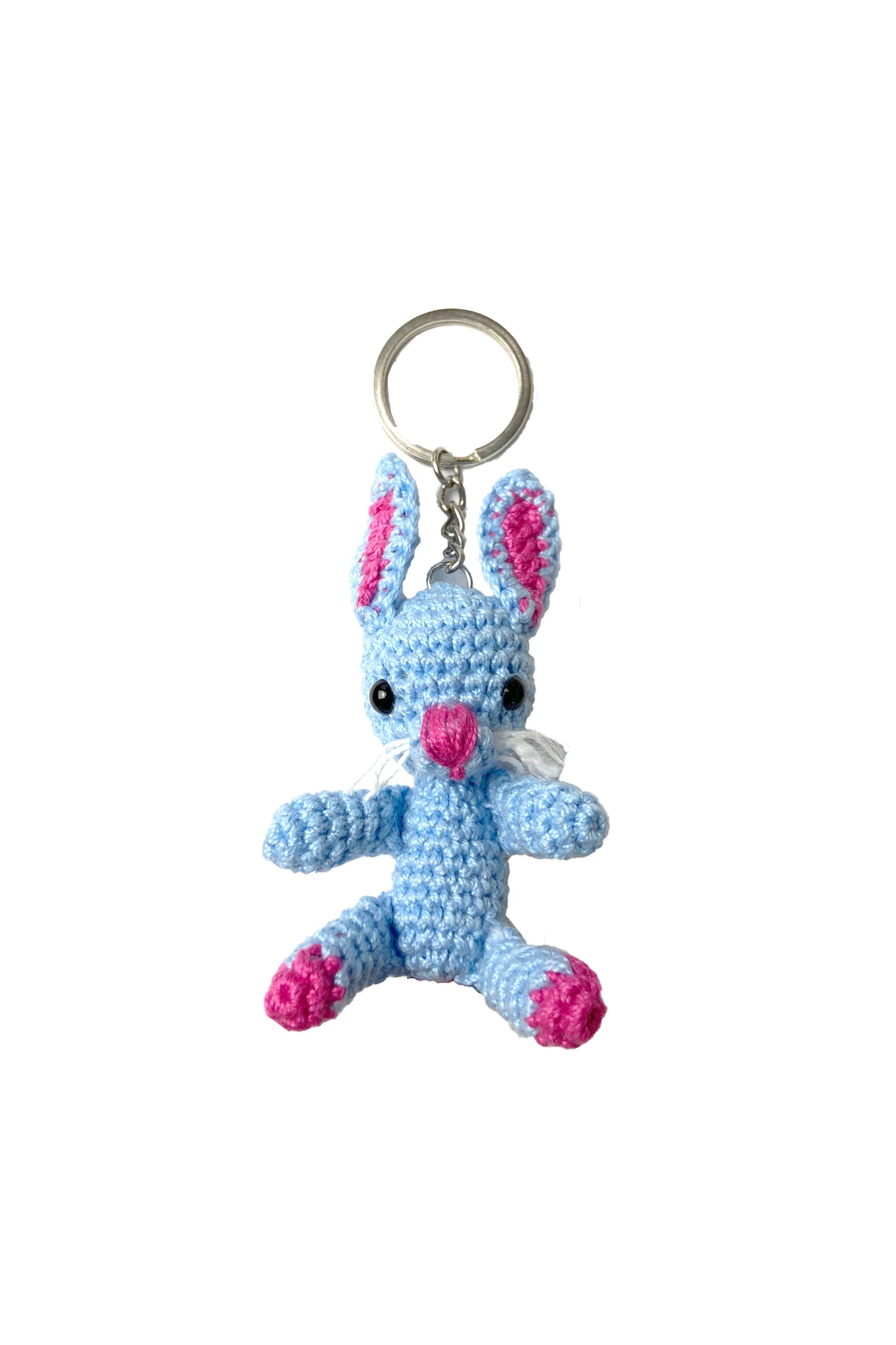 BLUE BUNNY KEYCHAIN