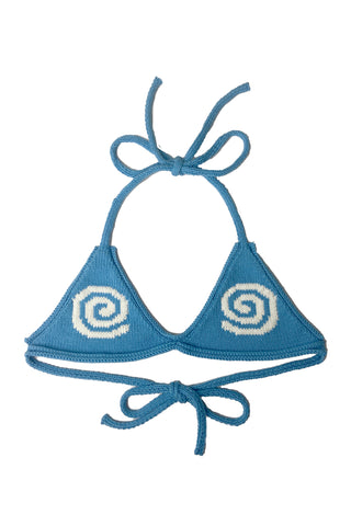 GLOW IN THE DARK BIKINI TOP- SPIRAL