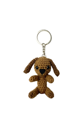 BROWN DOG KEYCHAIN