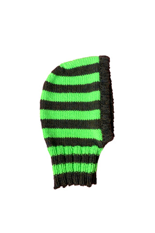 BALACLAVA- BROWN GREEN STRIPE