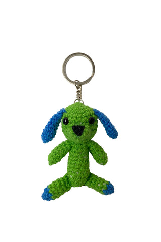 GREEN DOG KEYCHAIN