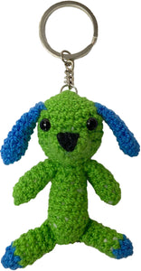 GREEN DOG KEYCHAIN