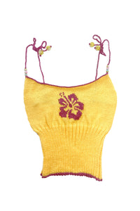 HIBISCUS TANK- YELLOW