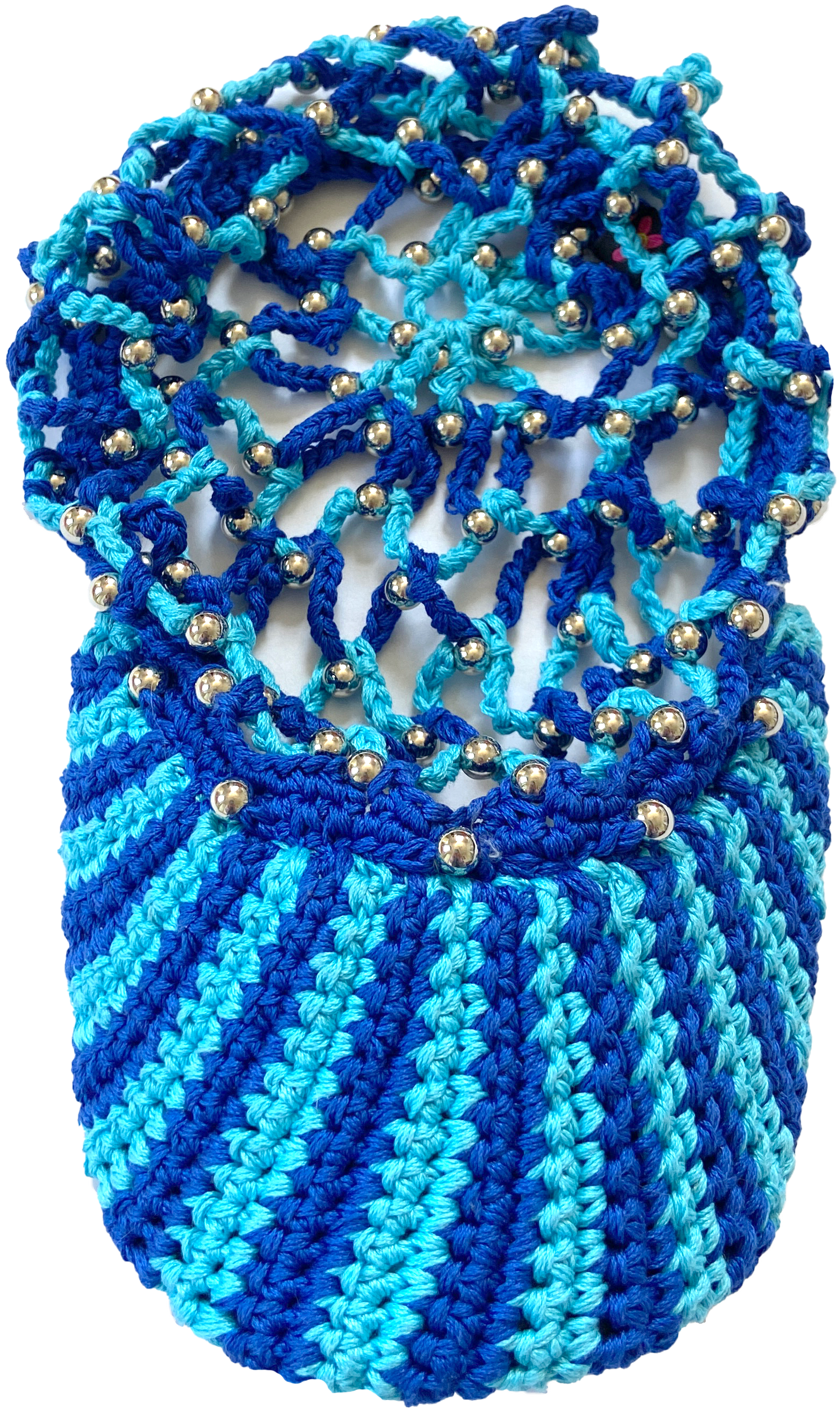 MESH BBALL CAP- BLUE STRIPE – STAHL KNIT