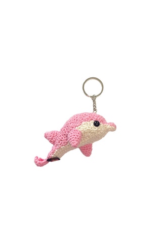 DOLPHIN KEYCHAIN- PINK