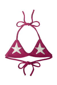 GLOW IN THE DARK BIKINI TOP- STAR