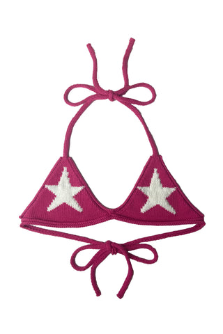 GLOW IN THE DARK BIKINI TOP- STAR