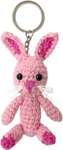 PINK BUNNY KEYCHAIN