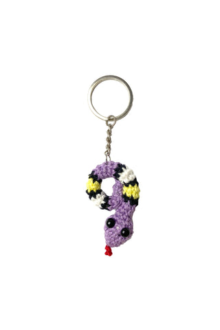 PURPLE SNAKE KEYCHAIN