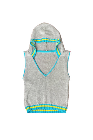 SPARKLY HOODIE VEST