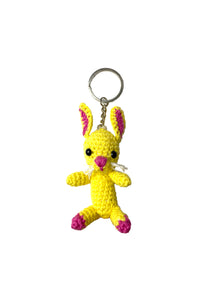 YELLOW BUNNY KEYCHAIN