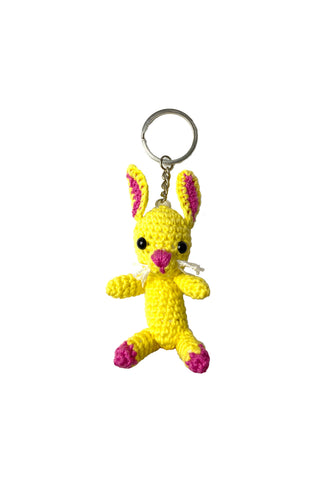 YELLOW BUNNY KEYCHAIN
