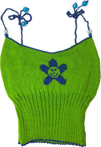DAISY TANK- GREEN- MADE TO ORDER
