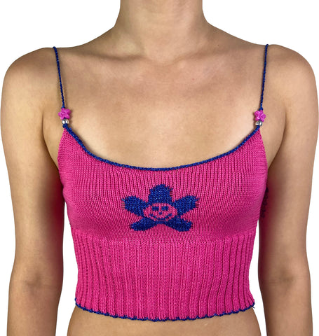DAISY TANK- PINK- MADE TO ORDER